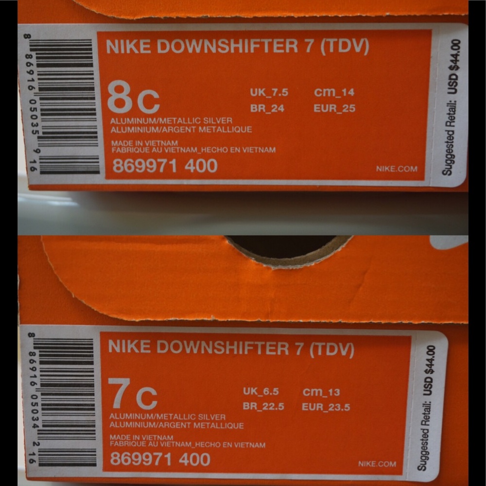 Nike Downshifter 7 Running Sneaker (Toddler) - Picture 6 of 6